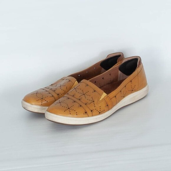 Cobb Hill Bailee Slip On Leather Loafers in Sweet Corn Womens Size 7.5 - Picture 4 of 8